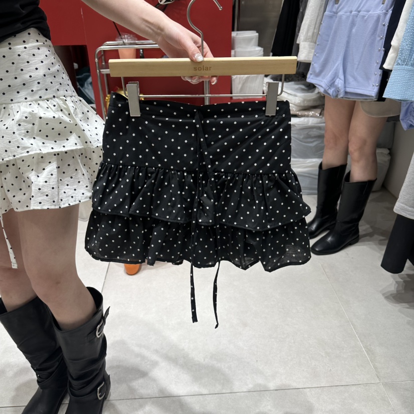 SOLAR韓國直郵女士新款26春夏人氣熱賣真品職業休閑時尚裙褲SOLAR裙褲圖色2