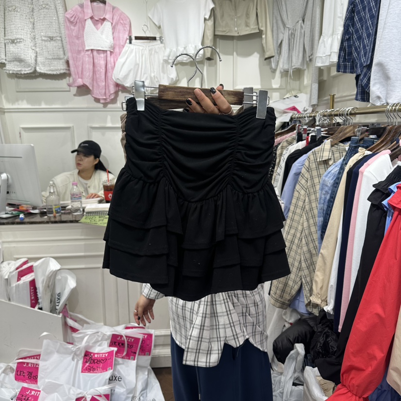 J.RITZY東大門直郵女裝新款時尚真品職業休閑推薦裙褲褶皺J.RITZY裙褲