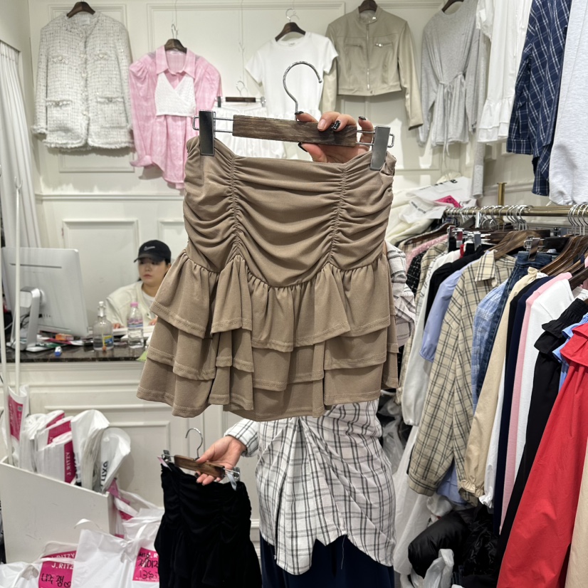 J.RITZY東大門直郵女裝新款時尚真品職業休閑推薦裙褲褶皺J.RITZY裙褲圖色2