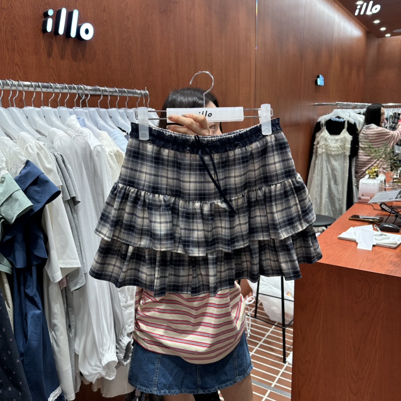 ILLO/MOCI東大門直郵女士新品休閑真品人氣推薦時尚裙褲ILLO/MOCI裙褲圖色3深藍色