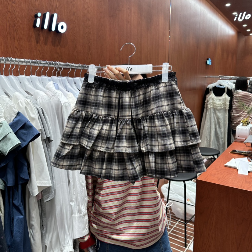 ILLO/MOCI東大門直郵女士新品休閑真品人氣推薦時尚裙褲ILLO/MOCI裙褲圖色4黑色