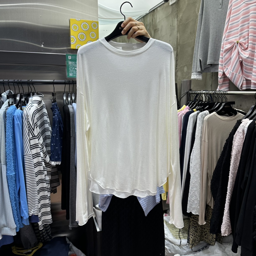 RUNWAY-런웨이韓國直郵女裝新款人氣休閑真品熱賣長袖T恤RUNWAY長袖T恤圖色1