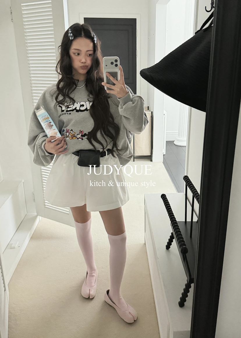 JUDYQUE東大門代購女裝新款時尚人氣休閑熱賣26春夏職業衛衣JUDYQUE衛衣圖色2