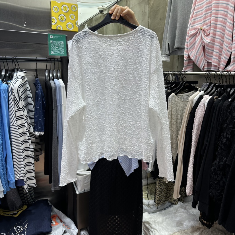 RUNWAY-런웨이韓國代購女士新款職業熱賣襯衫蕾絲衫蕾絲RUNWAY襯衫/蕾絲衫