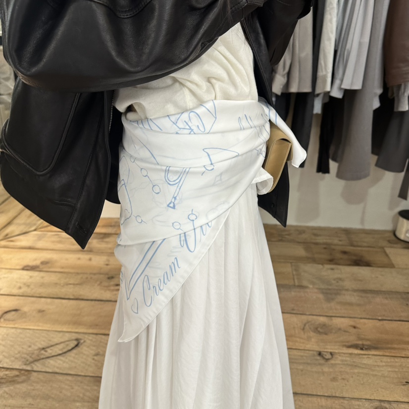 CREAM VILLA東大門實拍女士新款26春夏圍巾披肩圍巾CREAMVILLA圍巾/披肩圖色2