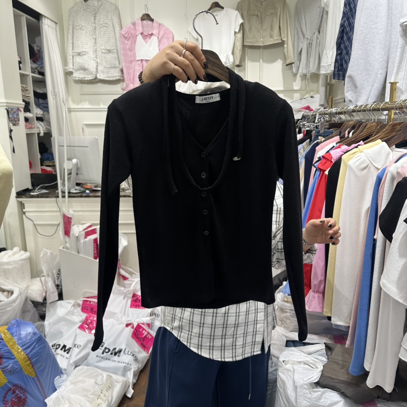 J.RITZY東大門直郵女裝新款26春夏真品人氣休閑針織衫開衫J.RITZY針織衫圖色5