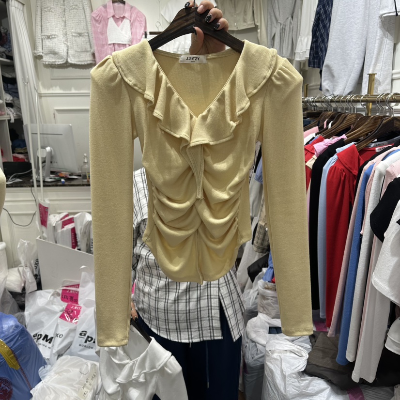 J.RITZY東大門直郵女士新款真品推薦職業時尚26春夏針織衫J.RITZY針織衫圖色3