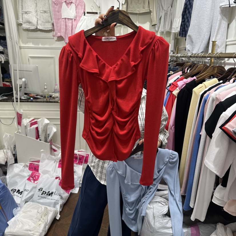 J.RITZY東大門直郵女士新款真品推薦職業時尚26春夏針織衫J.RITZY針織衫圖色5