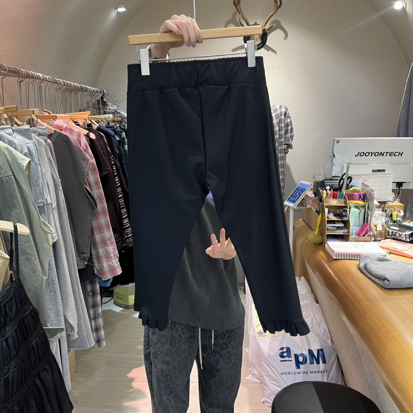 BLACKFRIDAY東大門直郵女裝新品真品26春夏休閑打底褲鯊魚褲BLACK FRIDAY打底褲/鯊魚褲