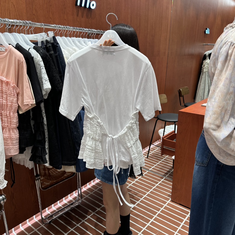 ILLO/MOCI東大門實拍女士新品休閑熱賣26春夏職業推薦T恤ILLO/MOCIT恤