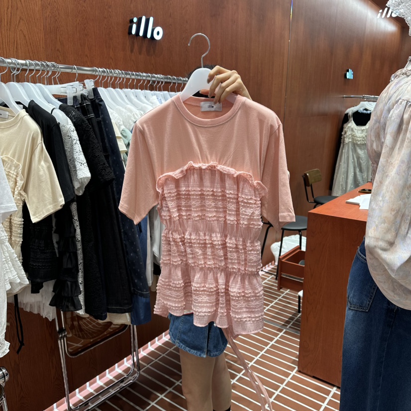 ILLO/MOCI東大門實拍女士新品休閑熱賣26春夏職業推薦T恤ILLO/MOCIT恤圖色2