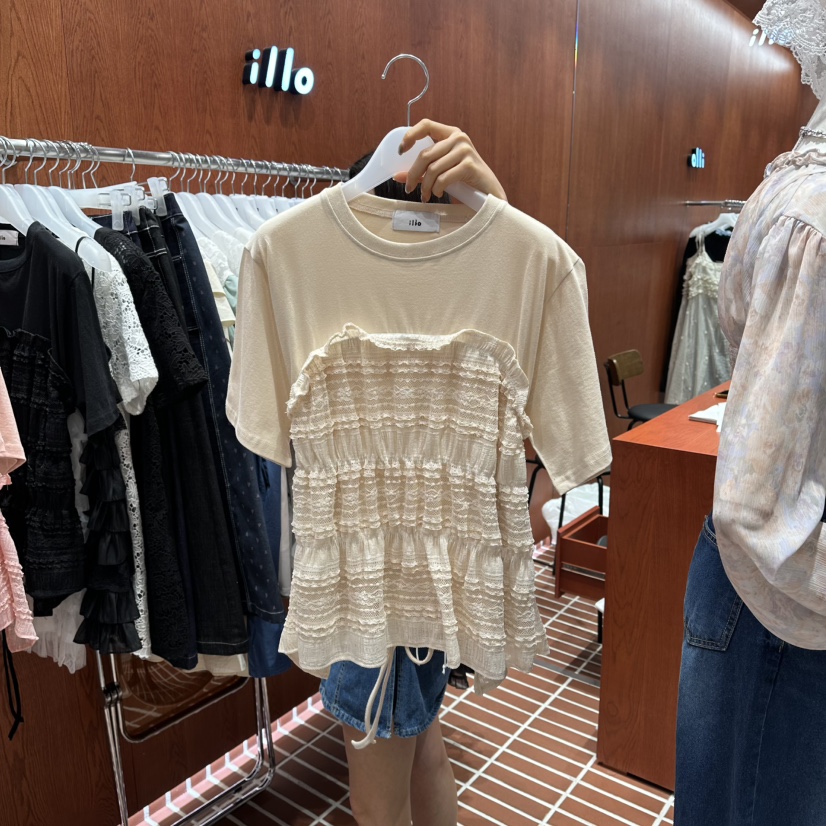ILLO/MOCI東大門實拍女士新品休閑熱賣26春夏職業推薦T恤ILLO/MOCIT恤圖色3