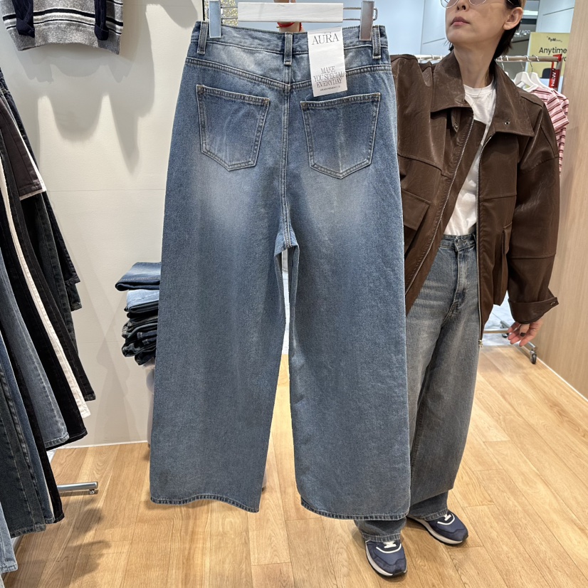 ZIPPER/STEADY東大門實拍女士新品真品職業休閑人氣牛仔褲ZIPPER/STEADY牛仔褲