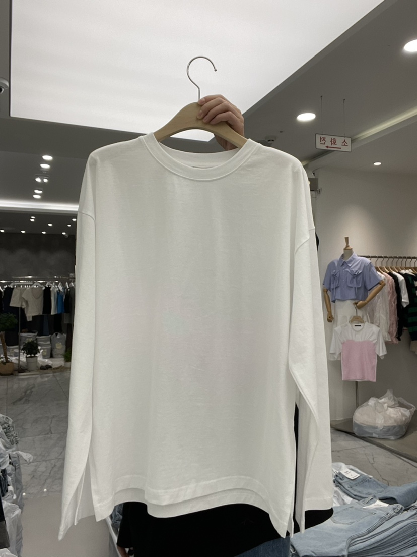 PAI韓國代購女裝新款推薦人氣職業熱賣休閑26春夏長袖T恤[PΛi]_PAi長袖T恤圖色1