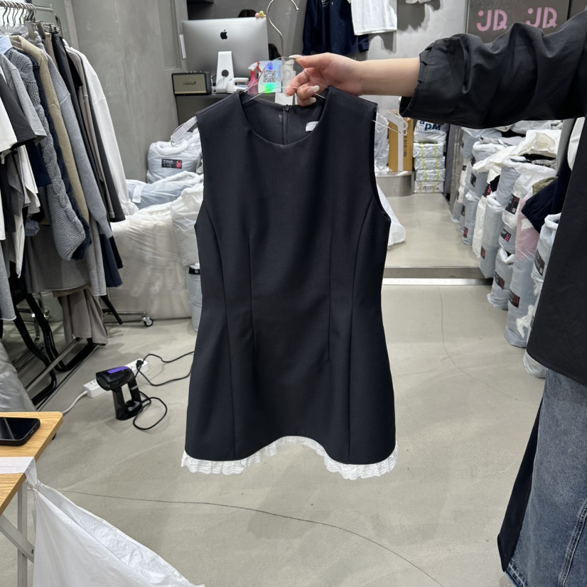 JUDYQUE韓國直郵女裝新款職業26春夏休閑真品推薦吊帶背心JUDYQUE吊帶/背心圖色1墨色