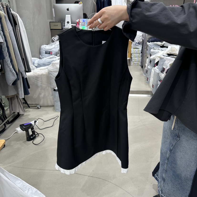 JUDYQUE韓國直郵女裝新款職業26春夏休閑真品推薦吊帶背心JUDYQUE吊帶/背心圖色2黑色