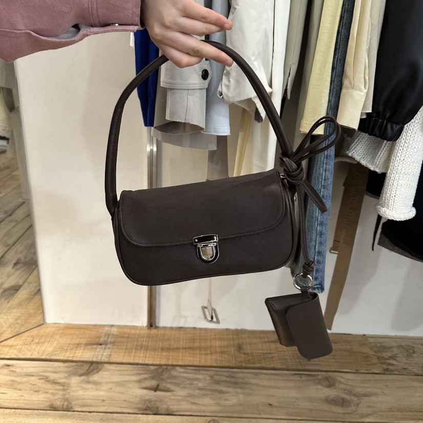 CREAM VILLA東大門代購女裝新品推薦單肩斜跨包迷你包CREAMVILLA單肩/斜跨包圖色3棕色