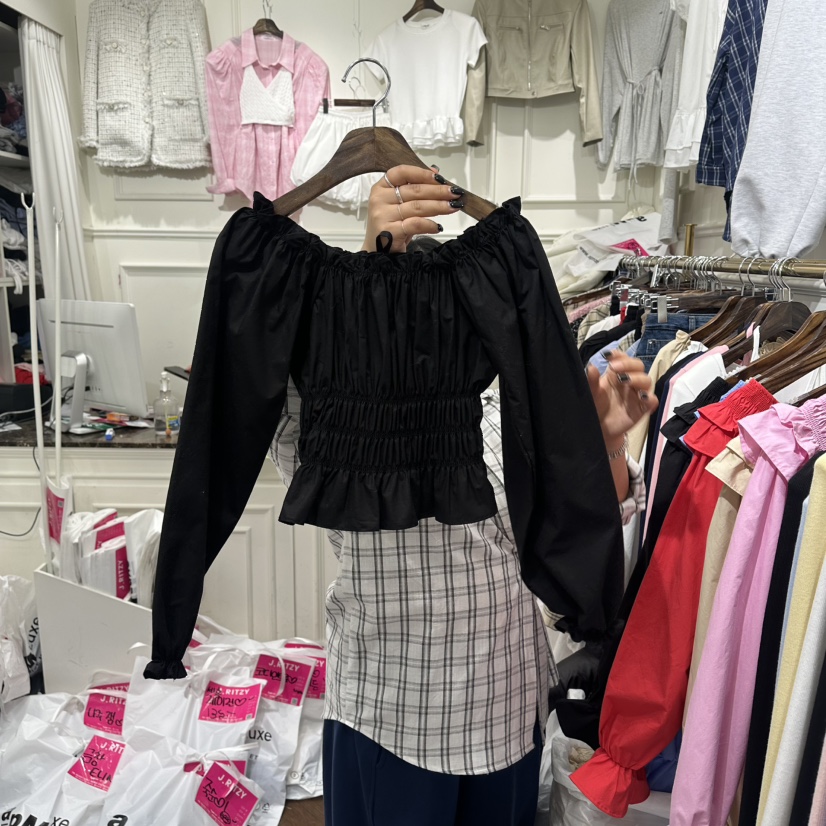 J.RITZY東大門直郵女裝新款26春夏真品熱賣推薦襯衫蕾絲衫J.RITZY襯衫/蕾絲衫