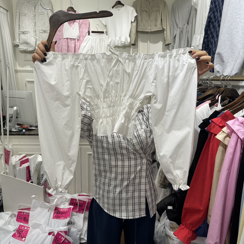 J.RITZY東大門直郵女裝新款26春夏真品熱賣推薦襯衫蕾絲衫J.RITZY襯衫/蕾絲衫