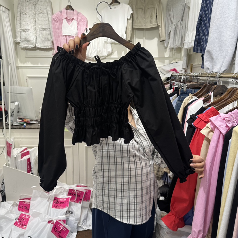 J.RITZY東大門直郵女裝新款26春夏真品熱賣推薦襯衫蕾絲衫J.RITZY襯衫/蕾絲衫圖色4