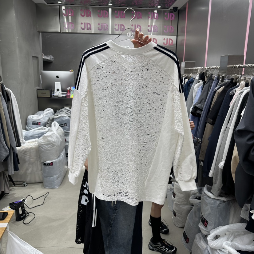 JUDYQUE東大門直郵女士新品職業熱賣休閑推薦26春夏長袖T恤JUDYQUE長袖T恤