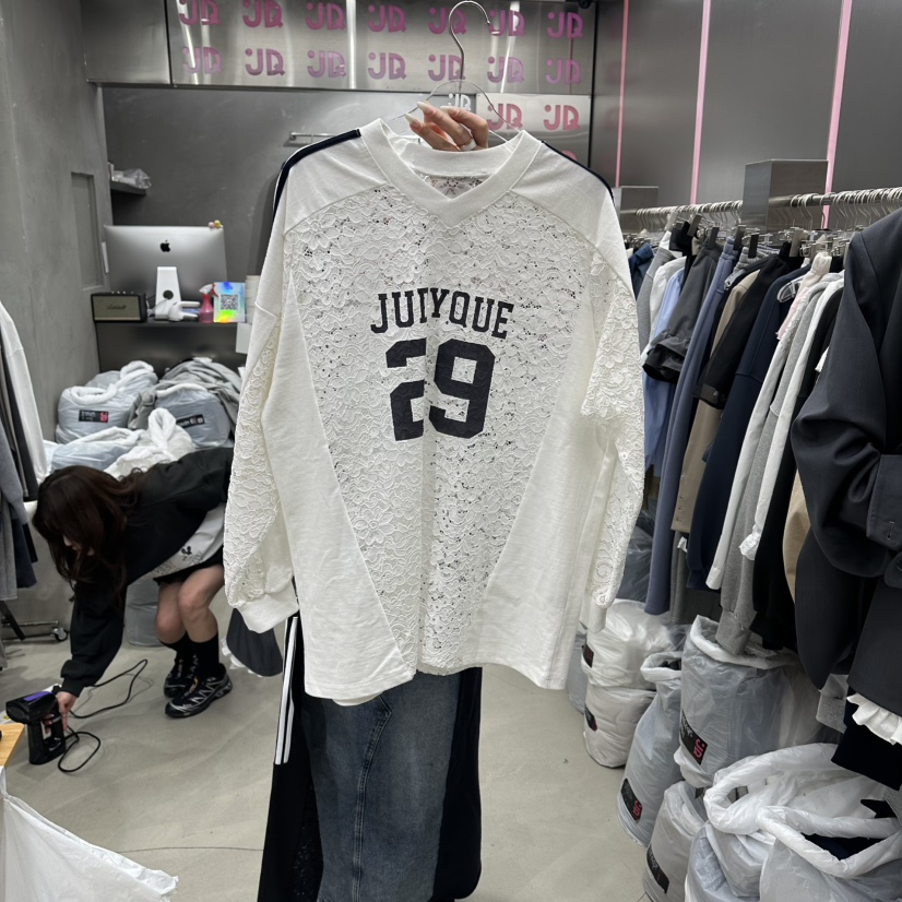 JUDYQUE東大門直郵女士新品職業熱賣休閑推薦26春夏長袖T恤JUDYQUE長袖T恤圖色1