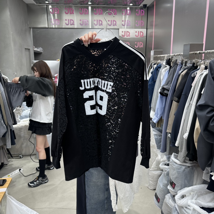 JUDYQUE東大門直郵女士新品職業熱賣休閑推薦26春夏長袖T恤JUDYQUE長袖T恤圖色2