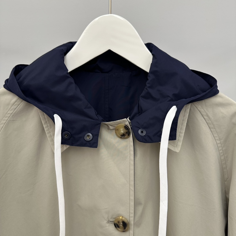 WATER/RIVER東大門實拍女裝新品職業休閑真品長款風衣連帽WATER/RIVER長款風衣