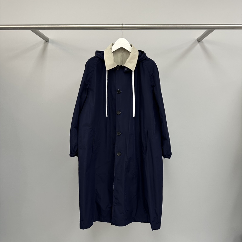 WATER/RIVER東大門實拍女裝新品職業休閑真品長款風衣連帽WATER/RIVER長款風衣圖色2