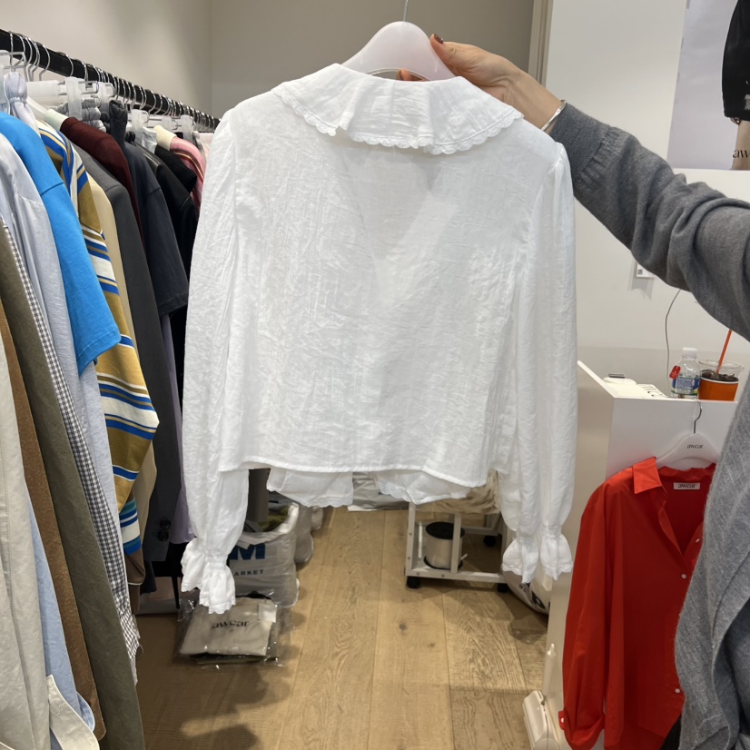 RUMIRU/AWEAR韓國代購女裝新品人氣推薦時尚職業襯衫蕾絲衫awear/RUMIRU襯衫/蕾絲衫