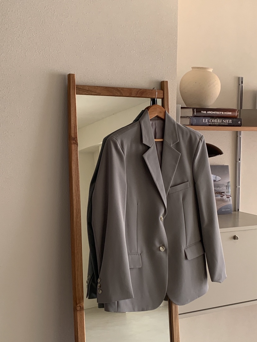 FF/SUNDAY東大門代購女裝新品職業推薦時尚夾克雙扣夾克FF/SUNDAY夾克圖色1