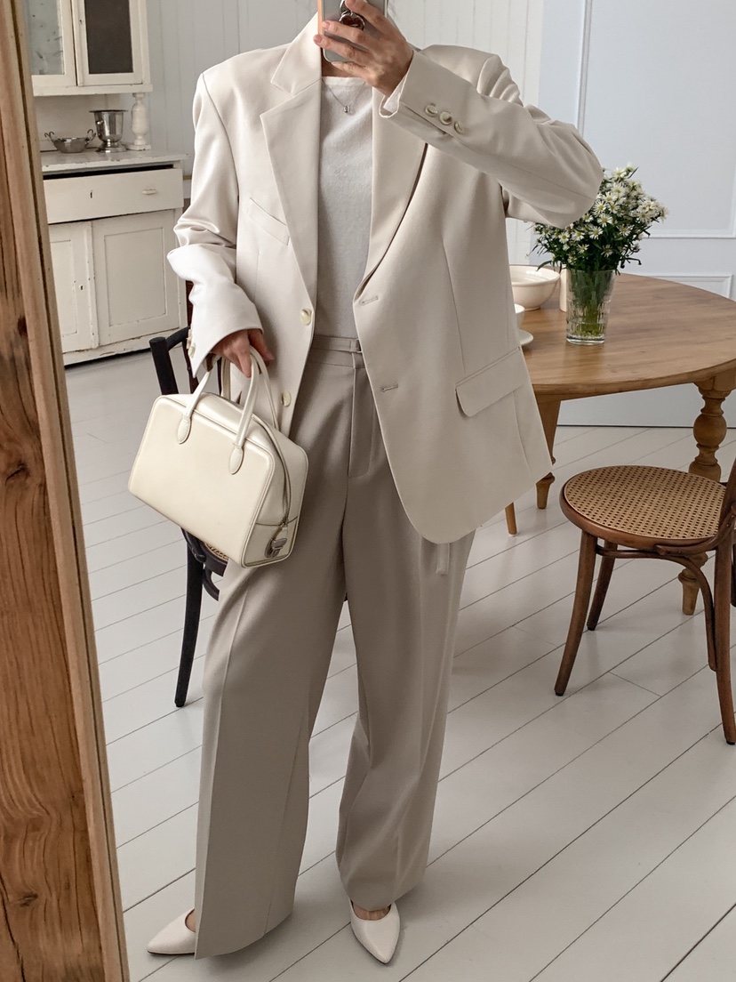 FF/SUNDAY東大門代購女裝新品職業推薦時尚夾克雙扣夾克FF/SUNDAY夾克圖色2