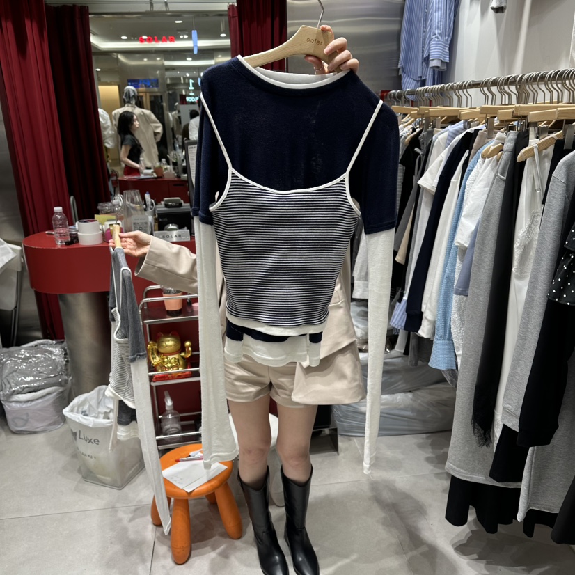 SOLAR東大門實拍女裝新款熱賣人氣26春夏休閑真品職業套裝SOLAR套裝圖色3