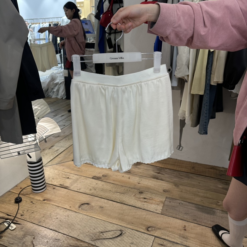 CREAM VILLA韓國代購女士新款休閑短褲CREAMVILLA短褲圖色1