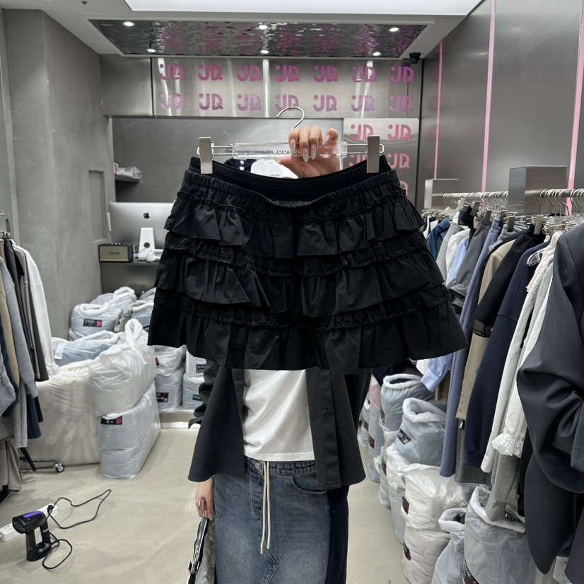 JUDYQUE韓國直郵女士新款時尚職業休閑人氣26春夏裙褲蕾絲JUDYQUE裙褲