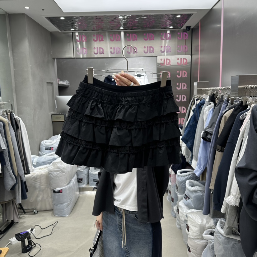 JUDYQUE韓國直郵女士新款時尚職業休閑人氣26春夏裙褲蕾絲JUDYQUE裙褲圖色2