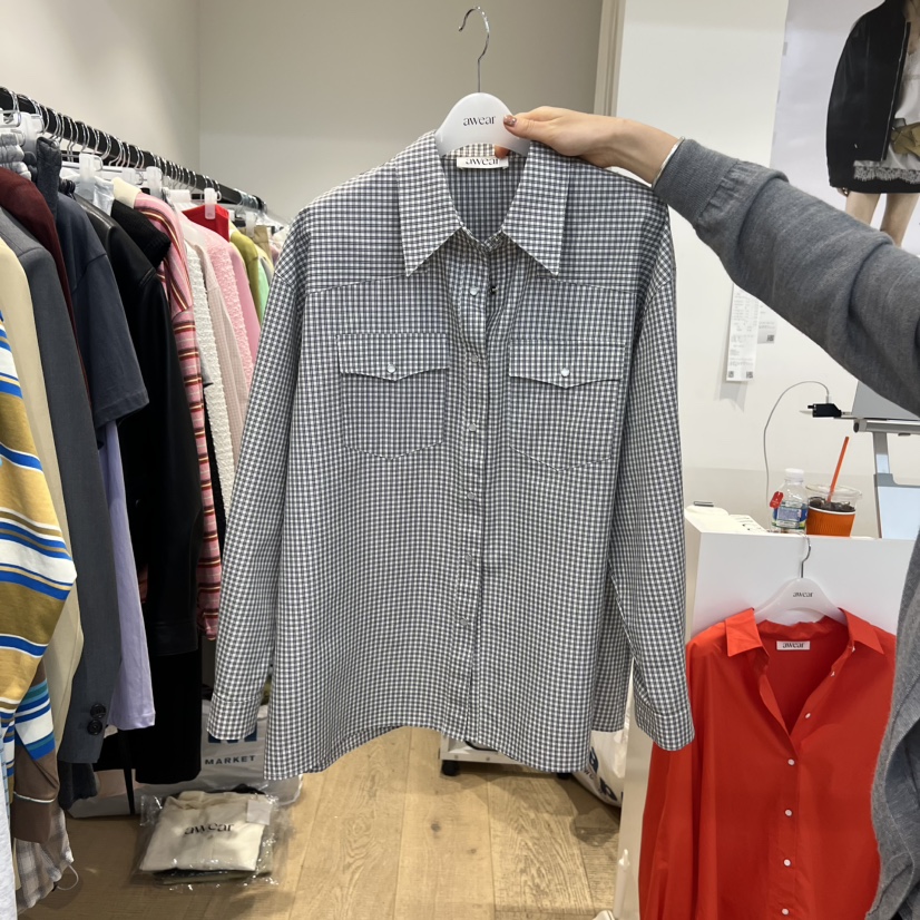 RUMIRU/AWEAR韓國代購女士新品熱賣26春夏推薦襯衫蕾絲衫awear/RUMIRU襯衫/蕾絲衫圖色1