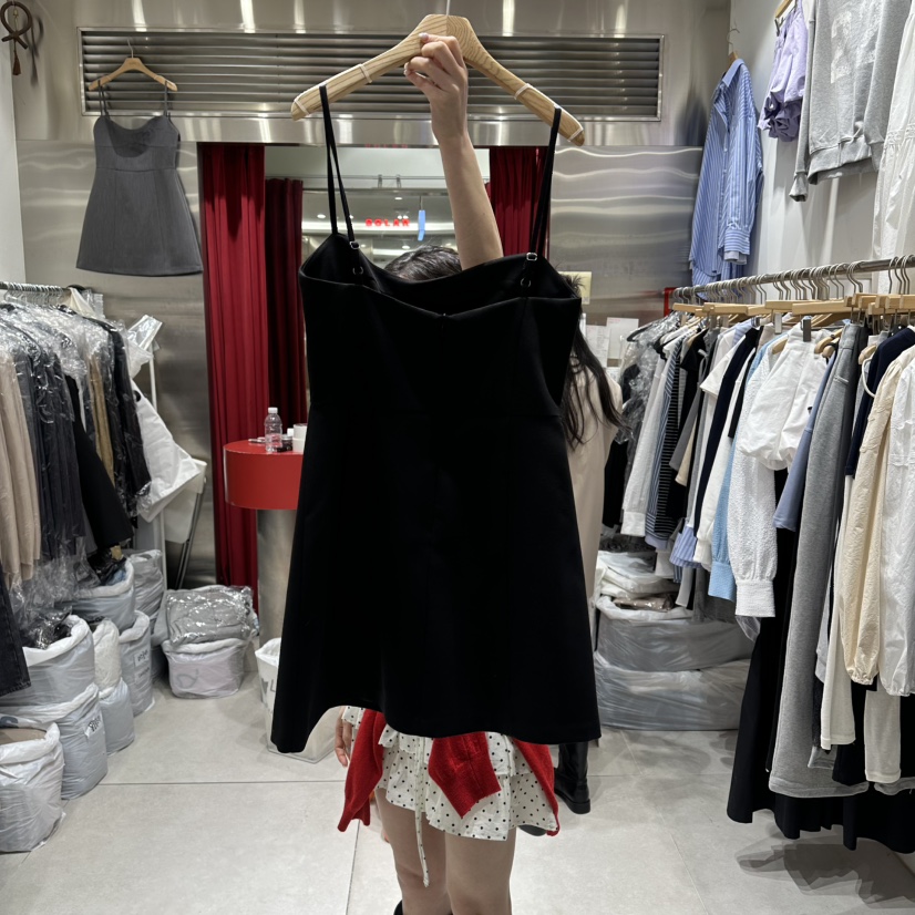 SOLAR東大門實拍女裝新品26春夏時尚休閑熱賣真品職業連衣裙SOLAR連衣裙