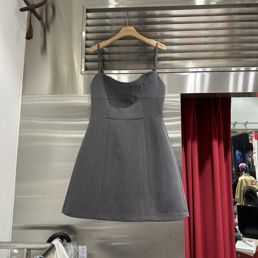 SOLAR東大門實拍女裝新品26春夏時尚休閑熱賣真品職業連衣裙SOLAR連衣裙圖色1