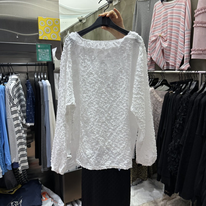 RUNWAY-런웨이東大門實拍女士新款26春夏職業襯衫蕾絲衫RUNWAY襯衫/蕾絲衫