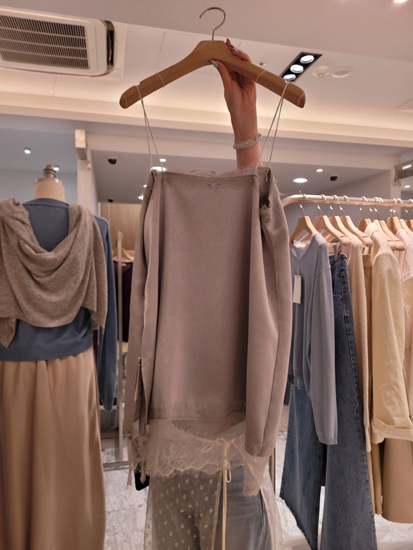 FF/SUNDAY韓國直郵女裝新款人氣推薦休閑時尚吊帶背心蕾絲FF/SUNDAY吊帶/背心