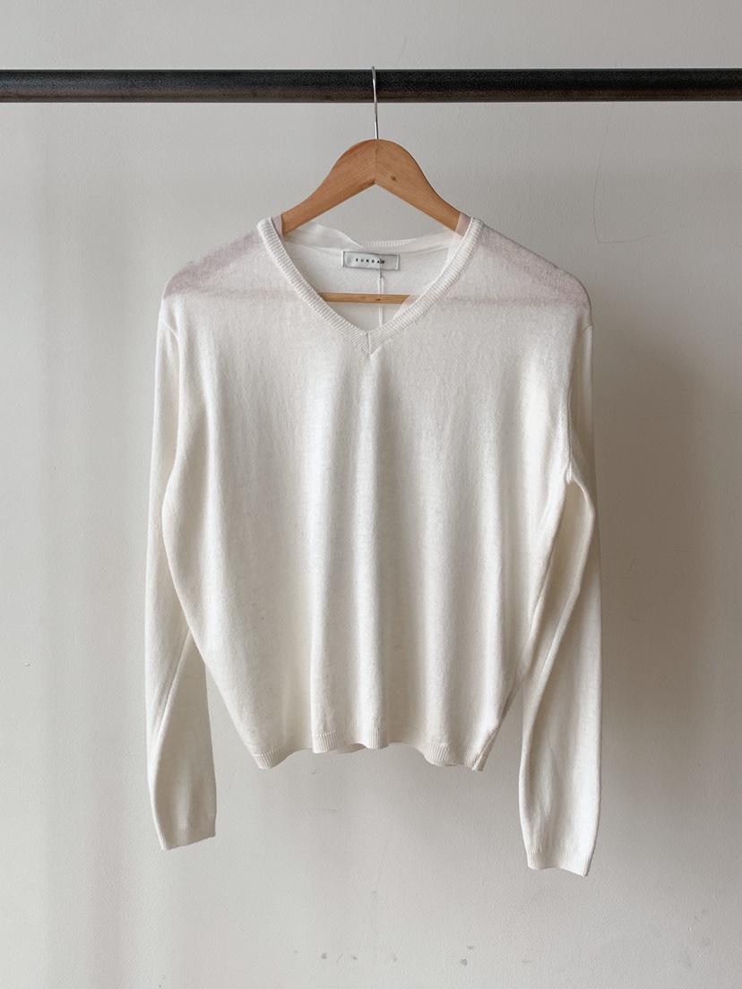 FF/SUNDAY東大門實拍女裝新款職業推薦真品針織衫真絲雪紡FF/SUNDAY針織衫圖色3