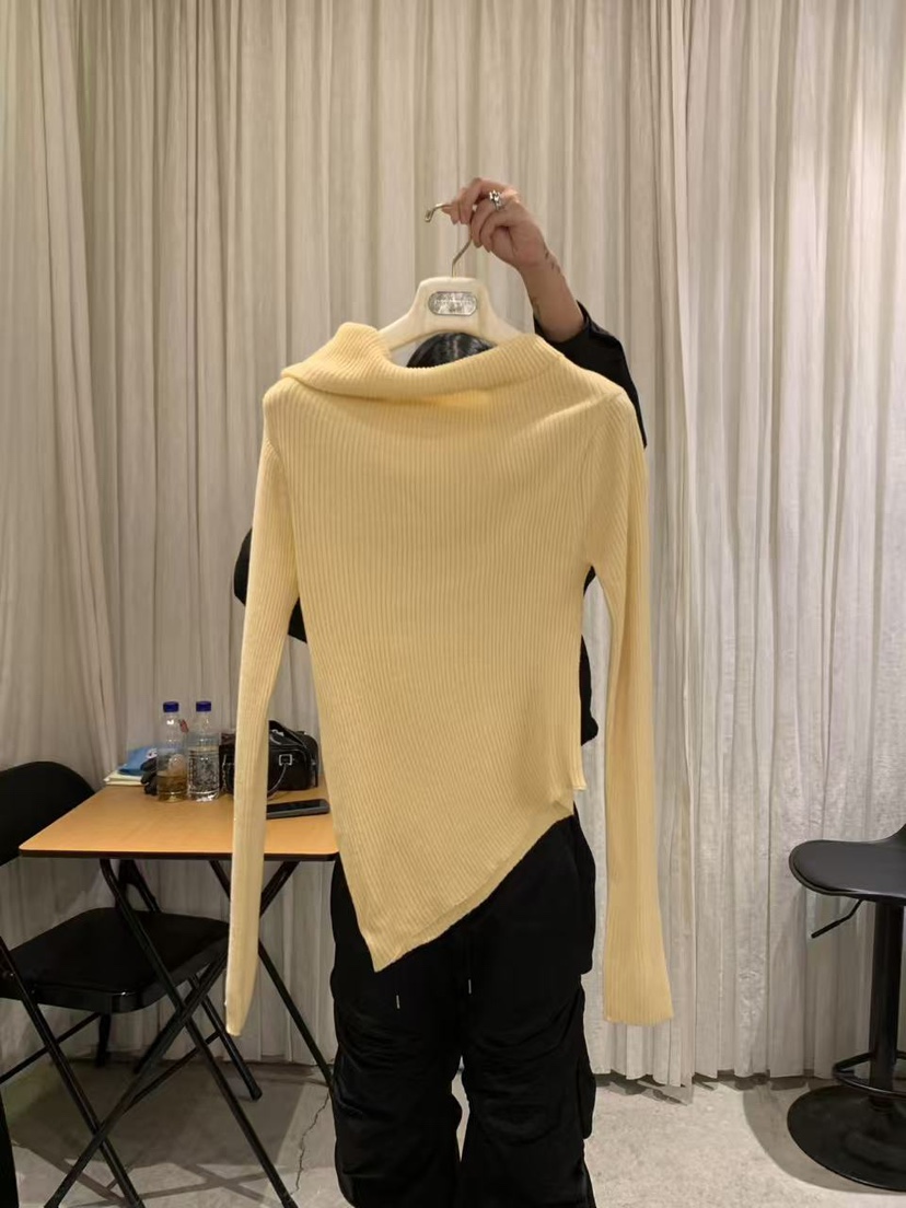 PAPERMOON東大門代購女士新品熱賣人氣26春夏職業針織衫羅紋paper moon針織衫圖色4