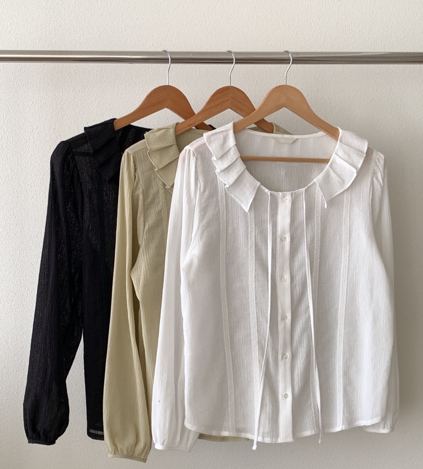 FF/SUNDAY東大門直郵女士新品熱賣真品26春夏襯衫蕾絲衫FF/SUNDAY襯衫/蕾絲衫圖色2左二色