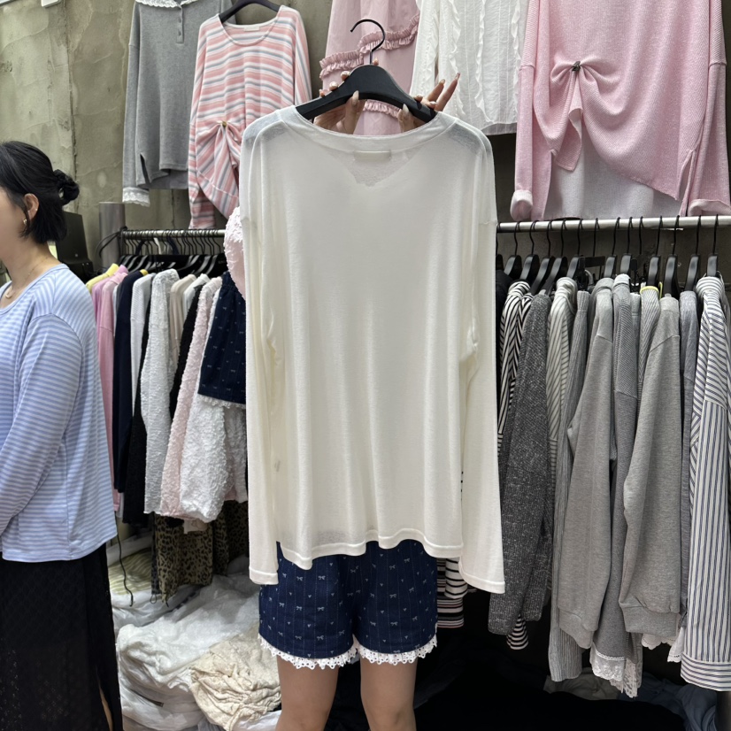 RUNWAY-런웨이東大門代購女士新款休閑人氣真品職業長袖T恤RUNWAY長袖T恤