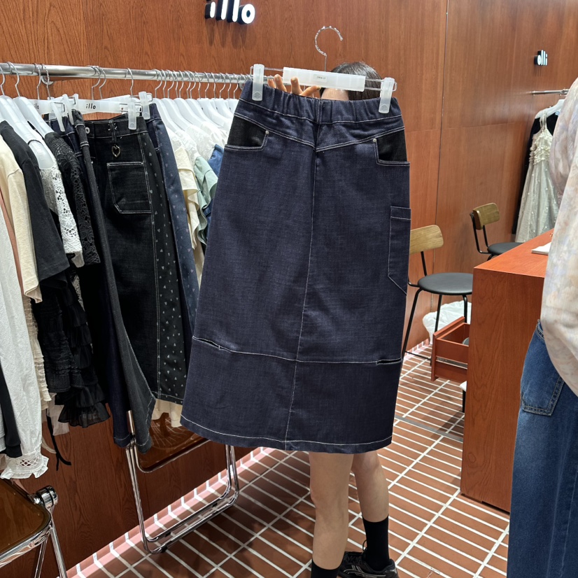 ILLO/MOCI韓國直郵女裝新款人氣26春夏時尚推薦真品長裙ILLO/MOCI長裙
