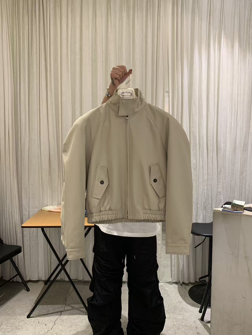 PAPERMOON東大門直郵女裝新款熱賣人氣夾克插肩袖拉鏈高領paper moon夾克圖色3