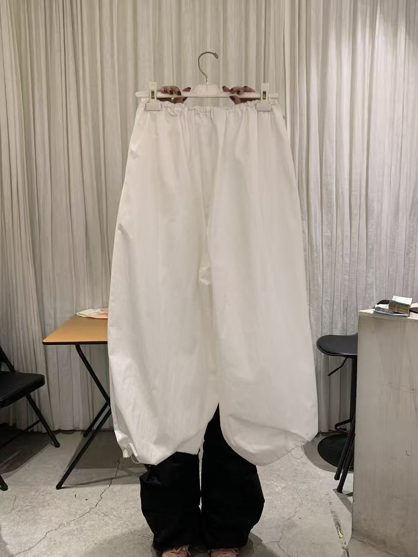 PAPERMOON東大門實拍女士新款休閑職業時尚休閑褲棉質燈籠paper moon休閑褲