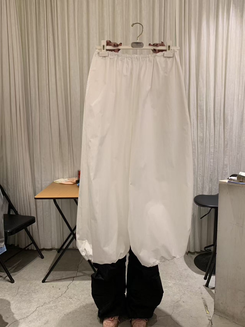 PAPERMOON東大門實拍女士新款休閑職業時尚休閑褲棉質燈籠paper moon休閑褲圖色3