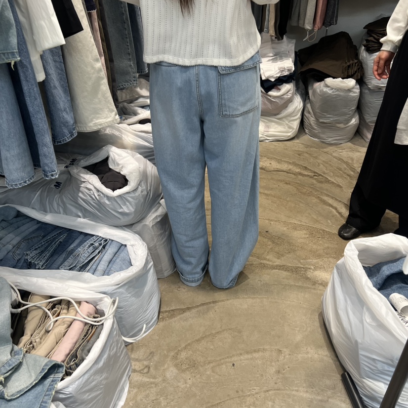 ALMOND PEPE韓國直郵女士新品推薦人氣26春夏熱賣牛仔褲ALMOND PEPE牛仔褲